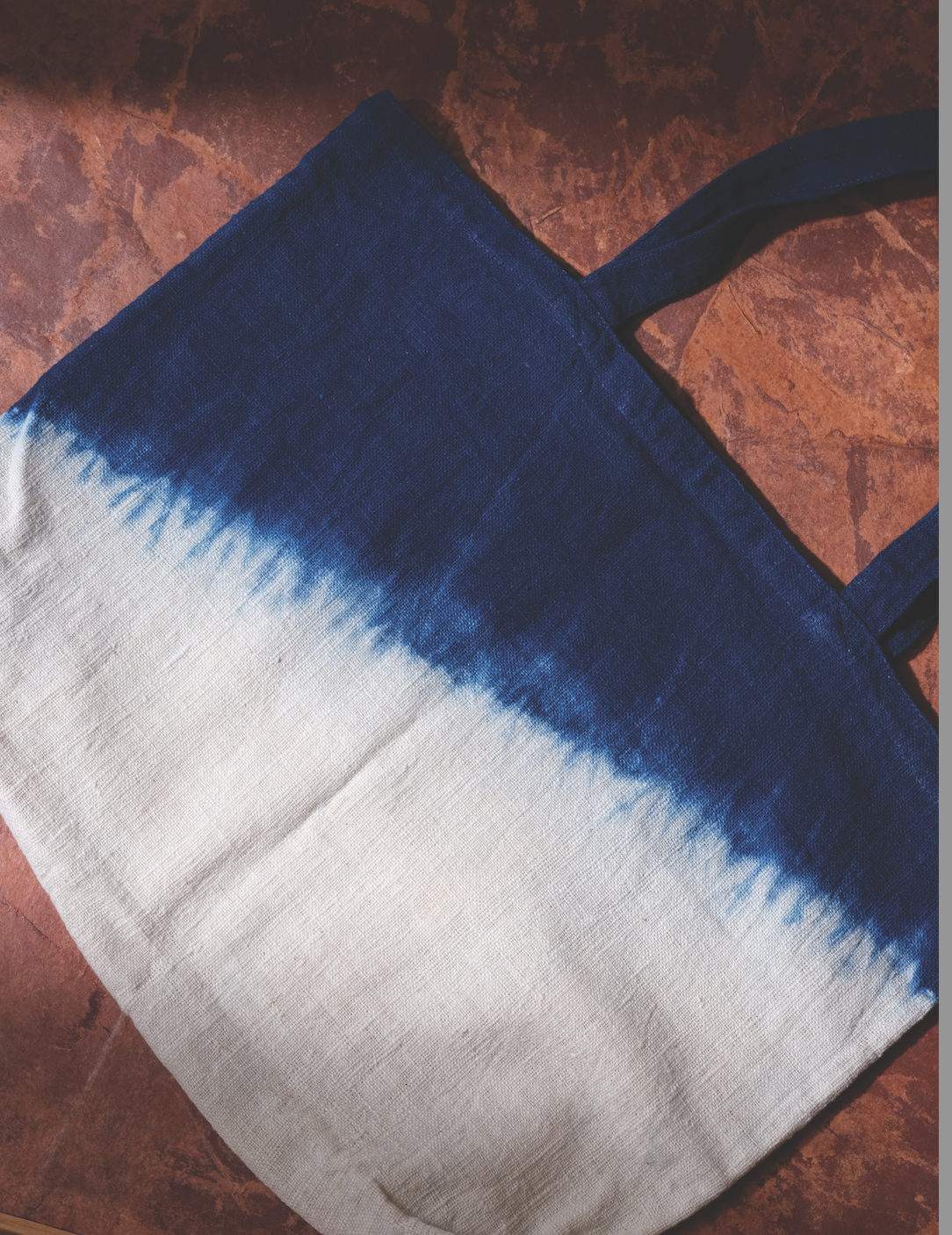 Indigo Store × 4P's 藍染トートバッグ