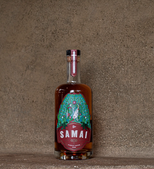 SAMAI × 4P's カンポットペッパーラム酒